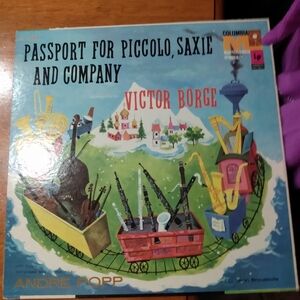 Passport for Piccolo, Saxie and Company Victor Borge Vinyl Record